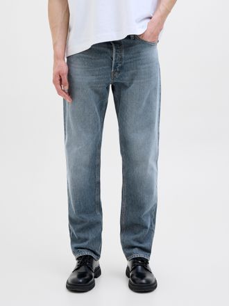 Jack & Jones Loose-fit-Jeans JACK & JONES JJICHRIS JJORIGINAL SBD 921 SN, Herren, Gr. 29, L&auml;nge 30, blau (blau, denim), Denim/Jeans, Obermaterial: 100% Baumwolle, 