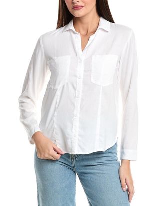 Bella Dahl Seamed Button Down Shirt