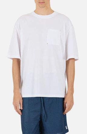 Krost Rivet Pocket Cotton Blend T-Shirt in White at Nordstrom, Size Xx-Large