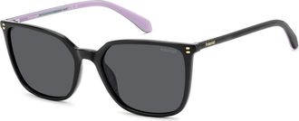 Polaroid PLD 4209/S/X Polarized 807/M9 Womens Sunglasses Black Size 56