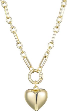 Adornia Puffy Heart Pendant Necklace in Gold at Nordstrom Rack