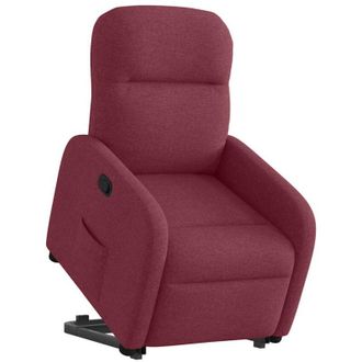 vidaXL Vidaxl - Sill&oacute;n Reclinable Elevable Tela Rojo Tinto