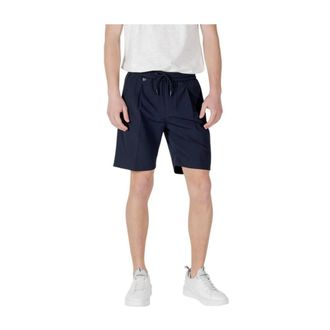 Antony Morato Casual Shorts, male, Blue, Size: W42 Polyester Bermuda Shorts