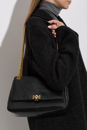 Tory Burch Shoulder Bag Charlie, Womens, Black