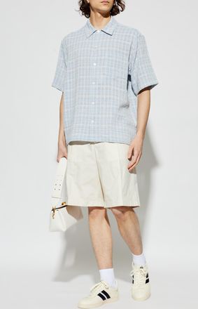 Sams&oslash;e & Sams&oslash;e Saayo Shirt, Mens, Light Blue