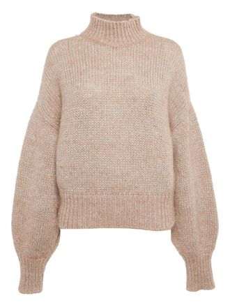 HUGO BOSS high-neck sweater - Neutrals