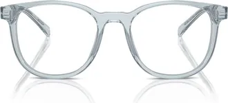 Prada 52mm Phantos Optical Glasses in Blue at Nordstrom