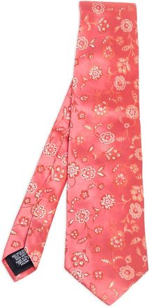 HUGO BOSS Stropdas met bloemenprint - Roze