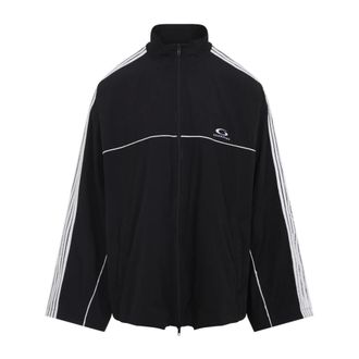 Balenciaga Light Jackets, male, Black, Size: S Black Jacket for Men Aw25