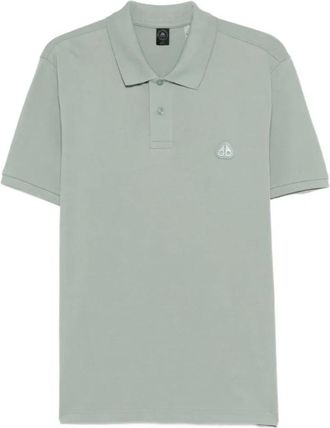 Moose Knuckles Everett Polo - Heren - Polos - Groen - XS - Katoen - Tops