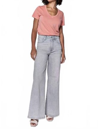 Dear John Denim Fiona High Rise Wide Leg Jeans In Dovey Wash