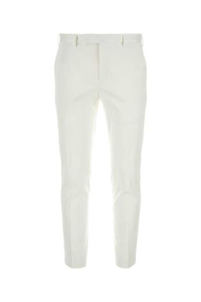 Pantaloni Torino White stretch cotton pant