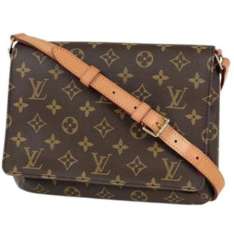 Louis Vuitton Pre-owned Cross Body Bags, female, Brown, Size: ONE SIZE Pre-owned Vintage Monogram Shoulder Bag
