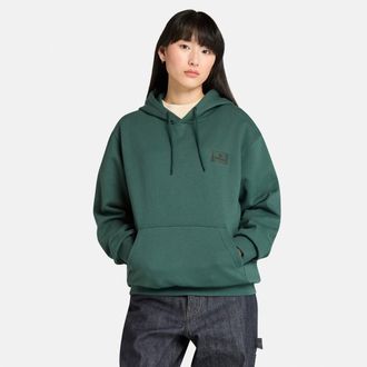 Timberland Kapuzensweatshirt TIMBERLAND Silicon Badge (BB) Hoodie, Herren, Gr. 3XL, gr&uuml;n (gr&uuml;n gables), Obermaterial: 80% Baumwolle, 20% Polyester, Sweatshirts K