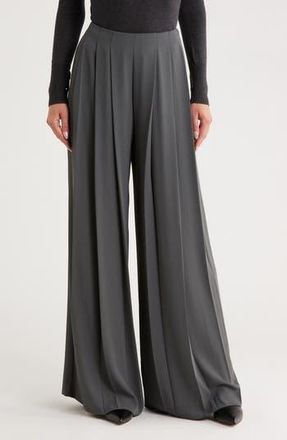 L'agence Nova Pleated Wide Leg Pants in Dark Shadow at Nordstrom Rack, Size 2