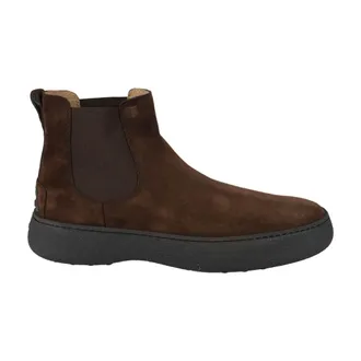 Tod's Tods, Chelsea Boots, male, Brown, Size: 10 1/2 US Stylish Footwear Collection for You