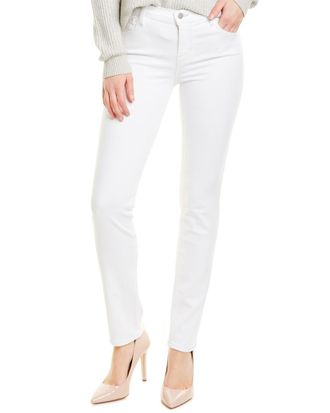 J Brand Maude Blanc Mid Rise Cigarette Leg