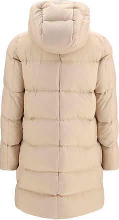 Herno Womens Beige Polyester Full-Length Jacket Clothing