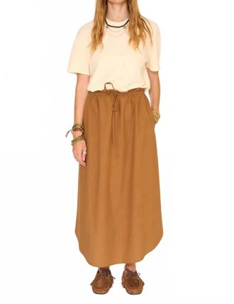 Mkt studio Josine Cotton Skirt In Nuts