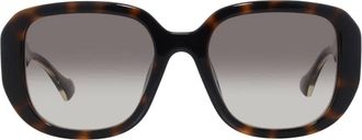 Gucci Brown Gradient Square Ladies Sunglasses GG1557SK 002 54