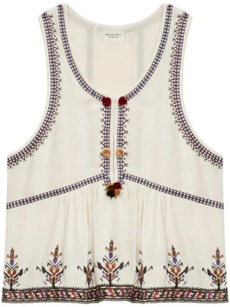 Isabel Marant Kourtney top - White