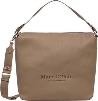 Marc O'Polo Grote Handtas - Dames - Handtassen - Beige - ONE Size - Leer - Tassen