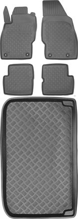 OEM Juego De Alfombrillas Para Coche Y Maletero Para Opel Corsa D Hatchback (2006-2014)