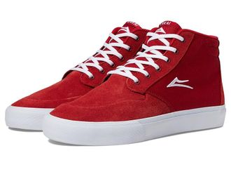 Lakai Riley 3 High Mens Shoes Red Suede : 7.5 D - Medium, Suede/Textile