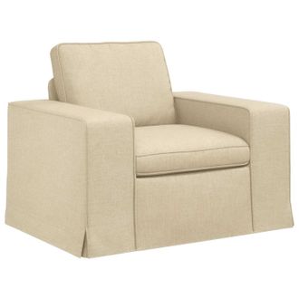 vidaXL Sof&aacute; Crema 103 X 80 X 82 Cm Tela Vidaxl