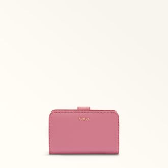 Furla Classic Portafoglio Compatto M Blush Pink Rosa Pelle Di Vitello Andromeda Donna