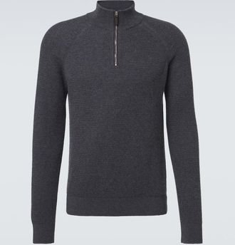 Ermenegildo Zegna Cashmere half-zip sweater