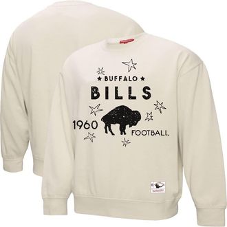 Mitchell & Ness Womens Mitchell & Ness Cream Buffalo Bills Plus Size Shooting Star Sweatshirt at Nordstrom, Size 1X