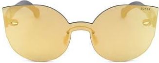 Retro Superfuture 51mm Butterfly Sunglasses in Gold at Nordstrom Rack