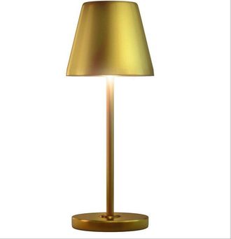 Century lampada da tavolo led lume ricaricabile oro 2w 3000k ip54 lmo-023330