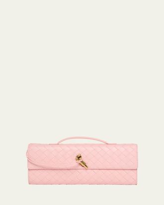 Bottega Veneta Long Andiamo Clutch Bag with Handle