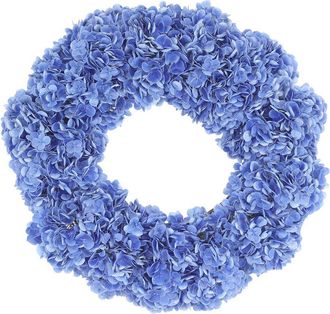 Creative Displays Inc. Handmade Faux 24In Real Touch Hydrangea Wreath