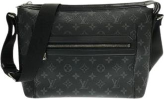 Louis Vuitton Pre-owned Cross Body Bags, male, Black, Size: ONE SIZE Pre-owned Canvas louis-vuitton-bags