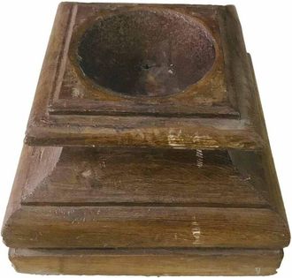 Wanderlust Deco Wanderlust Deco - Candelabro De Madera 31x30x23