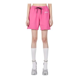Versace Dames, Korte broeken, Roze, Maat: S Katoen