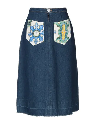Dolce & Gabbana BOTTOMWEAR - Denim skirts on YOOX.COM
