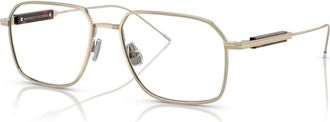 Brunello Cucinelli 54mm Rectangle optical glasses in Gold at Nordstrom