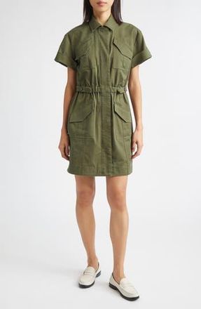 Derek Lam Clotilde Cotton Blend Utility Dress in Fatigue at Nordstrom Rack, Size 00