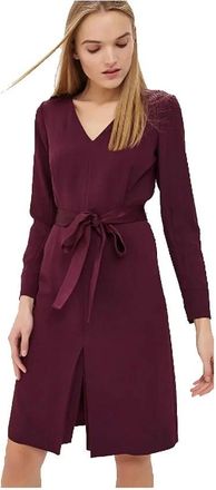 HUGO BOSS Dames, Jurken, Rood, Maat: XL Acryl