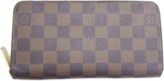 Louis Vuitton Brown Damier Canvas Long Wallet (Bi-Fold) (Pre-Owned)