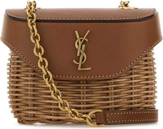 Saint Laurent Natural June Mini Crossbody Bag