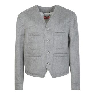 Kenzo Hairy Collarless Jacket