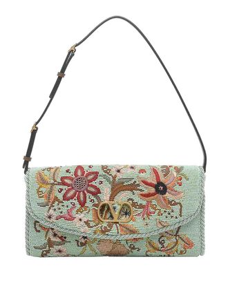 Valentino Garavani Small Embroidered Devain Clutch