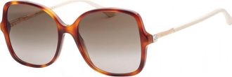 Jimmy Choo London Womens Judys 57 86 HA Sunglasses - Brown - One Size