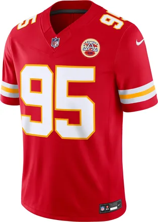 Nike Chris Jones Kansas City Chiefs Nike Mens Dri-FIT NFL Stitched Limited Jersey in Red | 37NMKCLH7GF-ZD7