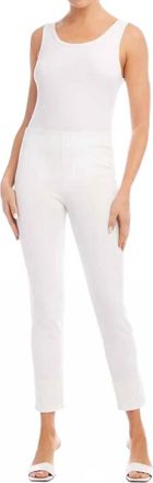 Fifteen Twenty Side Slit Pant In Off White
